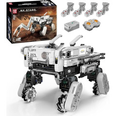 Mould King Technik 21075 Robot Dog, D-307A, Mechanical Robot Dog Toy Building Blocks, 1887 Pieces Remote Controlled Robot Dog Toy for Adults and Children, DIY Construction Set