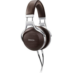 Denon AHD5200EM Premium Over-Ear Headphones Zebra Wood