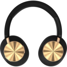 Wireless Bluetooth Headphones 5.3 Over Ear Headphones Wireless Bluetooth Headphones Noise Cancelling Bass Stereo Sound Powerful 40H Black