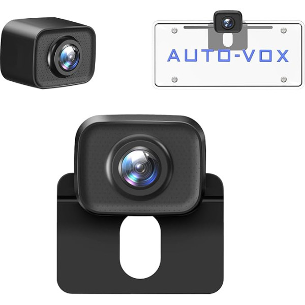 AUTO-VOX W12 CAM Wireless Car Reversing Camera: HD 1080P Reversing Camera with Colour Night Vision, IP69K Waterproof Reversing Camera Supports 2 Cameras, Wireless Reversing Camera for Car, Truck,