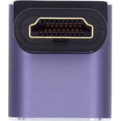 xiwai HDMI Magnetic 8K 90 Degree Up Angled Vertical Type A HDMI 2.1 Male to Female Straight Video Adapter for Laptop HDTV