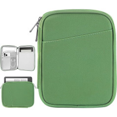 Vinabilia 6-7 Inch Sleeve Case for 7 Inch Kindle Paperwhite and Kindle Colorsoft Signature Edition, 6 Inch Kindle 11th Gen, 6.8 Inch Kindle Paperwhite, Kindle Oasis E-Reader, Green