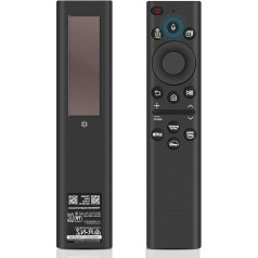 BN59-01385A Replacement Remote Control for Samsung, Universal Solar Voice Remote Control for Samsung Smart TVs with 4 Shortcut Buttons, Compatible with The Frame Neo QLED, Crystal UHD Series TVs