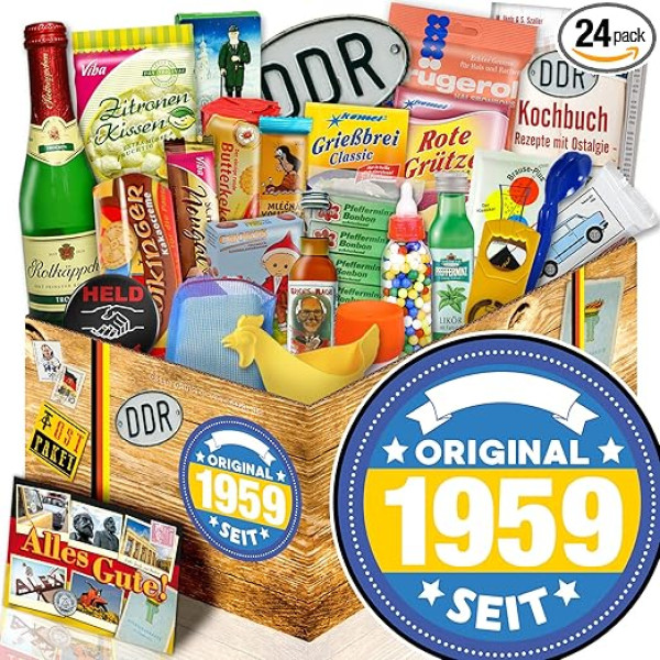 Original 1959 / 24x DDR Goods / 60th Birthday Gift