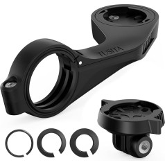 TUSITA Flush Out Front Mount Compatible with Wahoo Elemnt GPS Bicycle Computer, Quarter Turn to Friction Flange Mount Adapter Included