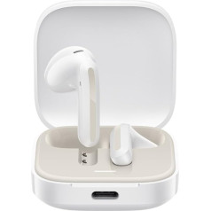 Xiaomi Redmi Buds 6 Active Wireless | Bluetooth Headphones with 5.4 Inches | Long Battery Life of 30 Hours | Noise Cancelling for Calls | 5 Tuning Modes | IPX4 | White
