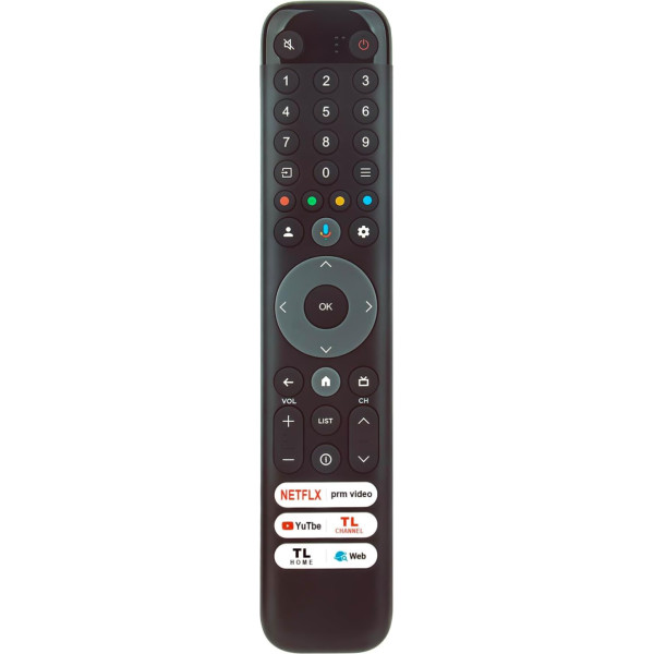 AULCMEET RC833-GUB1 RC833 GUB1 Replacement Voice Remote Control Suitable for TCL LCD LED Smart TV 65C845 50 55 75 65C745 43LC645