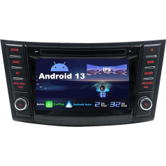 SXAUTO Android 13 IPS Car Radio Navigation System for Suzuki Swift Ertiga (2011-2017) - Built-in CarPlay / Android Car - Reversing Camera Free - 2G + 32G - Steering Wheel Control DAB Fast Boot WiFi