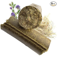 LAX Meadow Products, Crispy Sticks for Horses, Healthy Raw Food from Hay and Alfalfa, Supplementary Feed Horses, Horse Treats, Grain & Molasses-Free, Sticks 8 x 3.25 kg