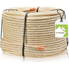Kratzbaumland Sisal Rope for Scratching Posts, 10 mm, Various Lengths