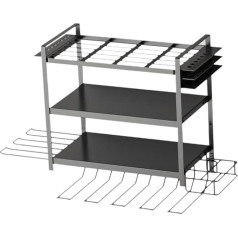 Okiyakusama Elektrowerkzeug Organizer Wandkleiderbügel, Schuppen Workshop Auto Utility Rack Speicher für schnurlose Bohrschlüsselschraubenschläge Hämmer