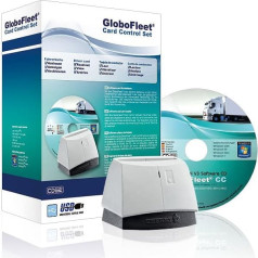 GloboFleet Card Control Set - Starterset zum auslesen und archivieren der Fahrerkarte, Chipkartenleser