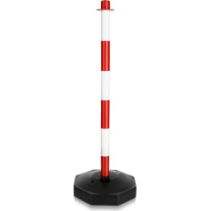 GANAZONO Parking Cone, Traffic Limitator, Post Cones with Fillable Base, Elastic Column, Water Fillable, Warning Pile, Safety Cone for Garage, Parking, Traffic Divider Pole