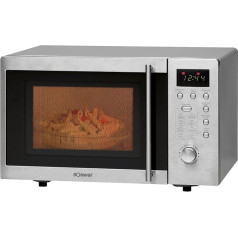 800 Watt Microwave with 1000 W Grill Stainless Steel