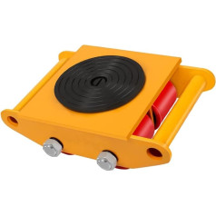 GCCSJ 6T Machines Skate Dolly, 5987 kg Machines Mover Skate Machines Mover Skate with 360° Rotation Cap, Dolly Machines Skate for Industrial Moving Devices