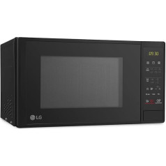 LG MH6042D Microwave with Grill and Digital Display, 20L, 700W, 5 Power Levels, I Wave Function, Faster Cooking, Tasteless, Easy Cleaning, Black
