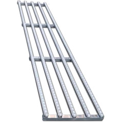 XILYZMO Rollenbahn, Leichtlast-Schwerkraft- Förderband, Rollen- Durchlaufregal, Förderschiene, ABS-Kunststoff, Tragbarer Fördertisch Für Fabriken Heimwerkerprojekte(50x300cm)