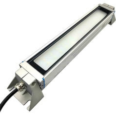 GWGQTELENC LED-Panel 6 W 24 V/220 V AC DC, Arbeitslicht, CNC-Maschine, Arbeitswerkzeug, Beleuchtung aus satiniertem Hartglas, wasserdicht IP67 (DC 24 V)
