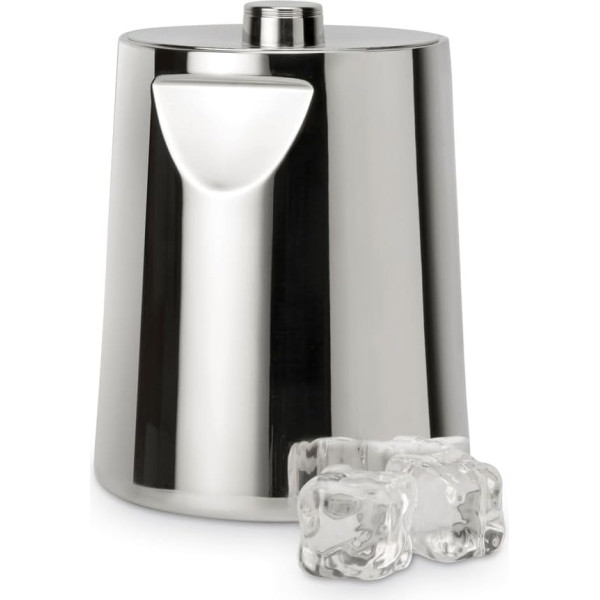 Braisogona Bella Ice Bucket/Bottle, Stainless Steel Silver, 30 x 30 x 30 cm