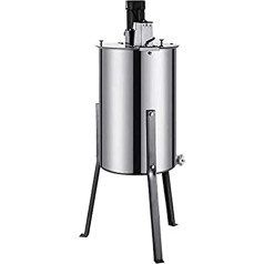 Electric Honey Extractor Separator, Upgraded 3 Frame Food Grade Stainless Steel Honey Extractor, Drum Extraction Apiary Centrifuge Equipment for Honey Making
