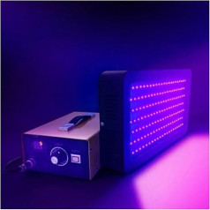 UV LED Light 1800W Energy Adjustment UV Colloidal Curing Lamp Shadowless Glue Ink 3D Printing 365nm 395nm 405nm Resin Curing Lamp Resistant Water and Moisture (Size : 1_395nm)