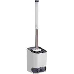 Toilet Brush Holder Household Wall Mounted Soft Hair Toilet Cleaning Brush Bathroom Long Handle Cleaning Brushes Silicone Toilet Bowl Brush Set Toilet Brush and Container