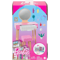 Mattel Barbie mēbeles un aksesuāri tualetes galds