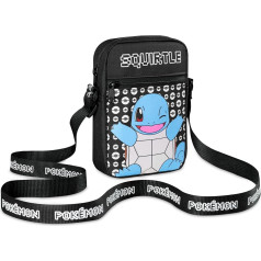 Pokemon Children's Shoulder Bag, Pikachu Travel Bag with Adjustable Shoulder Strap, Large Main Compartment with Zip, Children's Gifts