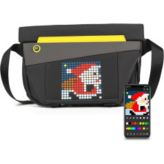 Divoom Unisex Pixoo Slingbag-v Shoulder Bag, Black, black