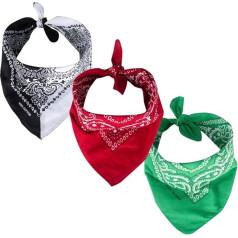 ROCK DADDY Estd 2000 ROCK HARD CLOTHING Bandana Set 55 cm x 55 cm Neckerchief Multifunctional Scarf Breathable and Soft Scarf for Men and Women Unisex
