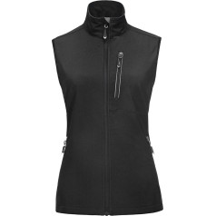 33,000ft Women's Lightweight Running Vest, Outdoor Softshell Vest, Sleeveless Jacket, Windproof, Waterproof, Breathable Gilet for Golf, Hiking