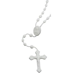 Nylon and white rosary, about 16,54 inches