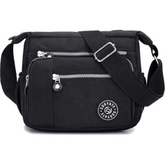 Women's Multi-Pocket Messenger Shoulder Bag for Daily Shopping, 4, Retro