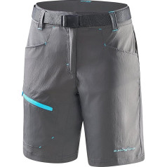 Black Crevice Trekking Shorts Women's Hiking Shorts Women's Short I Women's Outdoor Shorts I Water-Repellent & Quick-Drying I Durable & Breathable Hiking S