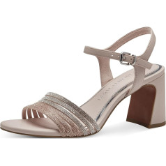 MARCO TOZZI Women's Sandals with Heel with Adjustable Strap Vegan