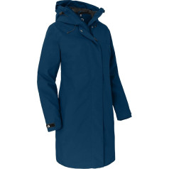Bergson Verla Women's Raincoat, Mesh Lining, 20,000 mm Hydrostatic Head, Mesh Lining, Waterproof, Windproof, Breathable, Hydrostatic Head: 20,000 mm, Breathability: 20,000 g/m²/24 Hours, PFC-Free,
