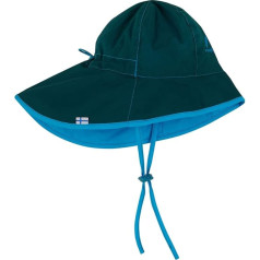 Finkid Children's Ranta Sport Hat, Deep Teal Mosaic, L, Green