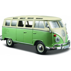 Maisto Kompozīta modelis volkswagen van samba bēšs un zaļš