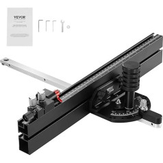 VEVOR Mitre Stop Standard Slot 19x9.5mm Aluminum Alloy Table Saw Stop with 18
