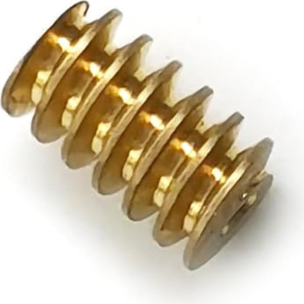 W6x10 2A 0.5 m Copper Worm Wheel Outer Diameter 6 mm Hole 1.98 mm Length 10 mm Good Mechanical Metal Screw Pinion