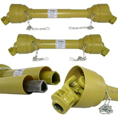 ML Drive Shaft 53-75 cm Power Take-Off Shaft Tractor 780 NM 1 3/8 Inch 6 Teeth