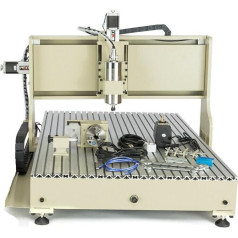 6090 CNC Milling Machine Metal, Milling Machines CNC Router, Milling Kit Engraving Machine CNC Controller Aluminium Alloy Precision Engraving 4-Axis Engraving (6090 Engraving Machine)