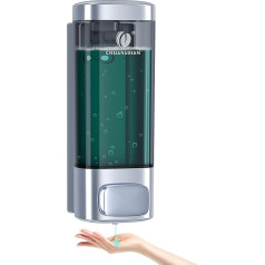 Single/Double/Triple 320 ml Liquid Soap Dispenser Wall Mounted for Bathroom Shower Gel Shampoo Lotion Container Bottle Transparent