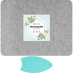 43 x 34 cm Wool Press Mat for Quilting, New Zealand Wool, Wool Felt Ironing Mat, Wool Ironing Mat, Portable Wool Press Mat, Felted Ironing Board for Quilters