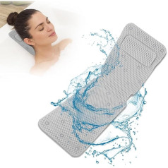 Full Body Bath Pillow for Bathtub, Breathable Bathroom Mat, Non-Slip Bathtub Pillow with 30 Suction Cups, Bathtub Accessories