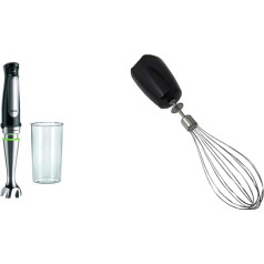 Braun MultiQuick 7 MQ 7000X Hand Blender – Hand Blender with Removable Stainless Steel Mixing Base with ActiveBlade Technology, Black & Whisk Attachment MQ 10 – Hand Blender Accessories, Black