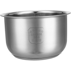 Alipis Rice Cooker Inner Pot Rice Cooker Replacement Pot Stainless Steel Rice Cooker Ready to Eat Rice Cooker Inner Pot Non-Stick Rice Cooker Pot Inner Pot (M)