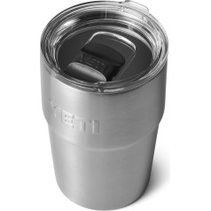 YETI Rambler Stackable Mug with Magslider Lid, Stainless Steel, 16 oz (475 ml)
