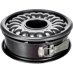 Zenker Deluxe 7004 Springform Cake Tin with Flat and Tubular Base 26 cm