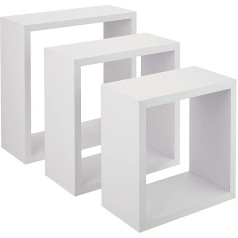 Modul'Home Nesting 6RAN789BC Cube Storage Panel/MDF White 11.8 x 30 x 30 cm